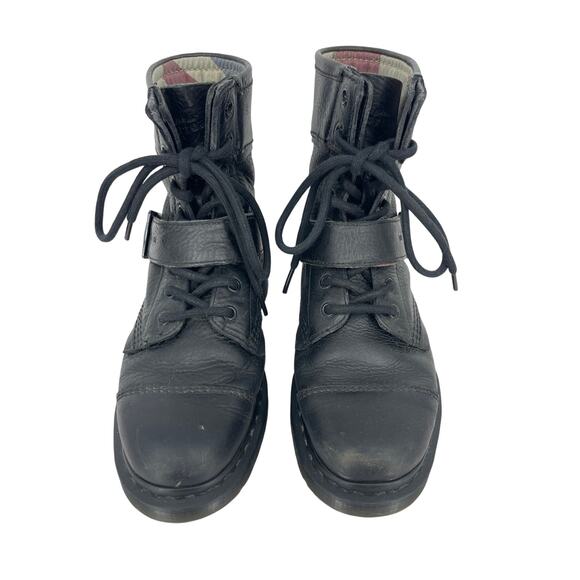 Dr. Martens Triumph Black Boots Womens 8 Mens 7 - Picture 6 of 13